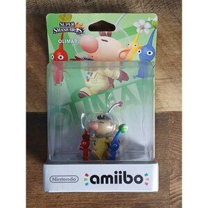 New sealed Nintendo Amiibo Super Smash Bros. Olimar Pikmin Figure